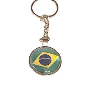 Brazil Flag Keychain
