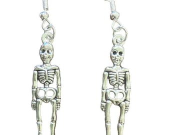 Skeleton Drop Earrings