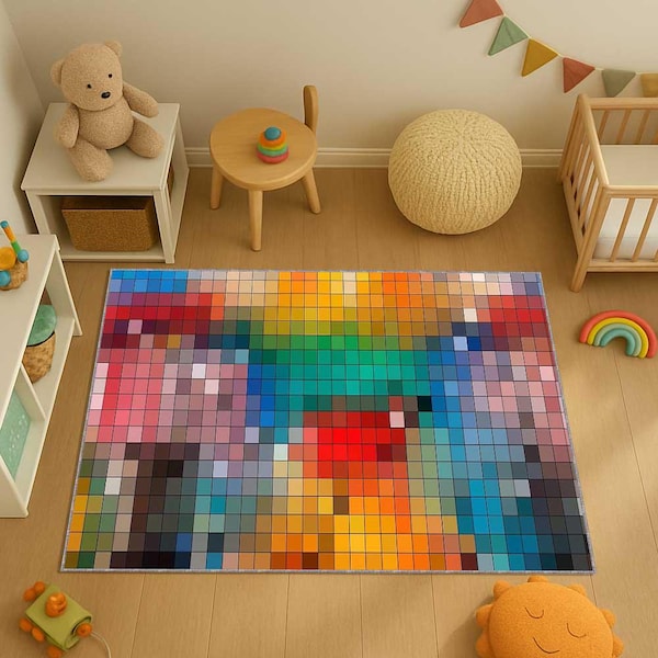 Minecraft Rug Art Minecrafts Rug - Etsy