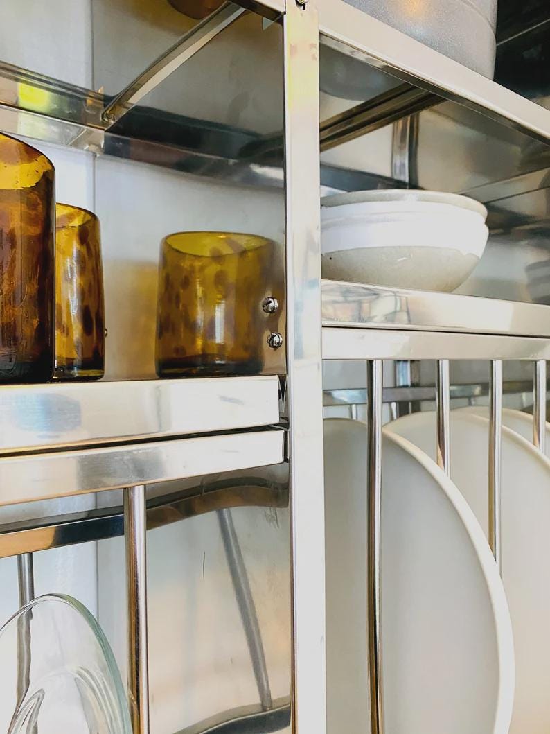 スチールラック・メタルラック HAY INDIAN PLATE RACK M Hay + 13 Space-Saving Buys For Those Who Have A Tiny Kitchen