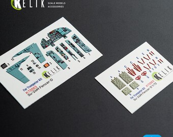 SU-24 M 3D-binnenstickers - trompetterset 1/72. Detailleringskit voor schaalmodellen
