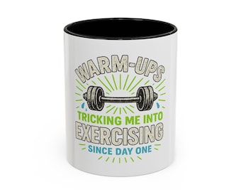 Taza de gimnasio divertida, taza de té sarcástica de levantamiento de pesas para amantes del fitness