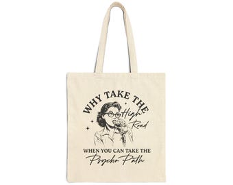 Inspirational Quote Canvas Tote Bag, Eco-Friendly Cotton Shopping Bag