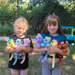 Crochet Snuggle Dragons plushies