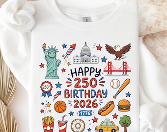 Sudadera del 250 aniversario del 4 de julio - Día de la Independencia 1776-2026 - Regalo patriótico