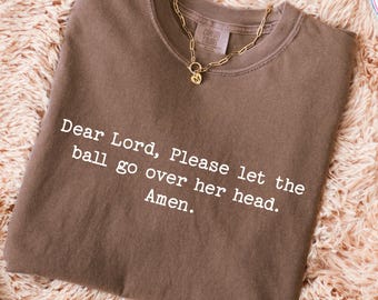 Camiseta cristiana divertida para mamás de sóftbol / Regalo con temática religiosa para jugadoras de sóftbol