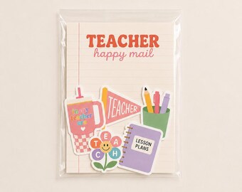 Teacher Happy Mail Sticker Bundle: Printable Appreciation Gift (Digital Download)