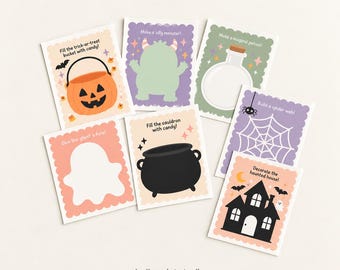 Halloween Playdough Mats Printable: 9 Halloween Play Doh Activities for Kids, Preschool Halloween Activity (Digital Download)