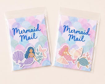 Pastel Mermaid Sticker Pack: Mermaid Mail (Digital Download)