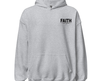 Glaube über Angst christlicher Unisex Hoodie | Jesaja 41:10 Bibelvers
