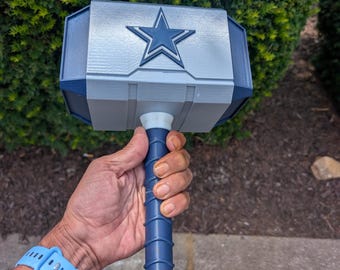 ¡Qué vaqueros! ¡Desata el trueno con un martillo de Thor con temática vaquera!