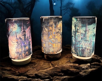 Old Haunted Lodge Table Lamps