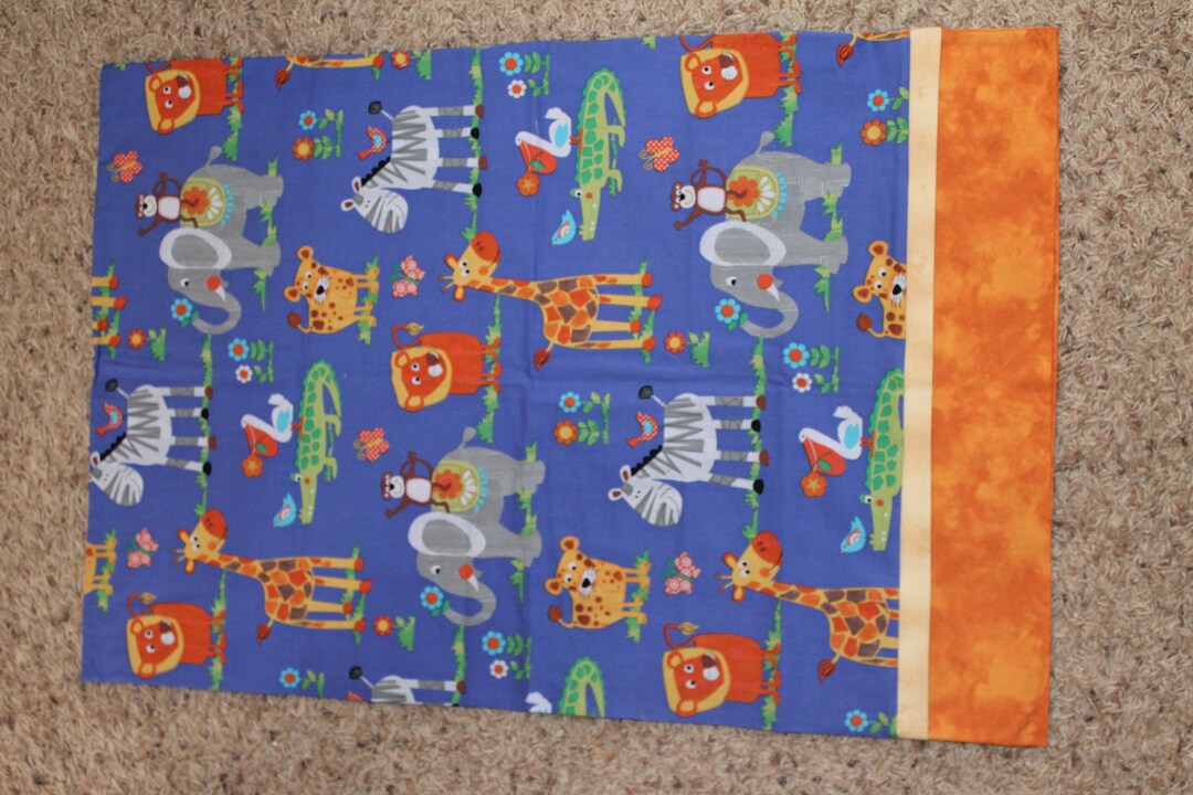 Zoo Animals Standard Pillowcase Etsy
