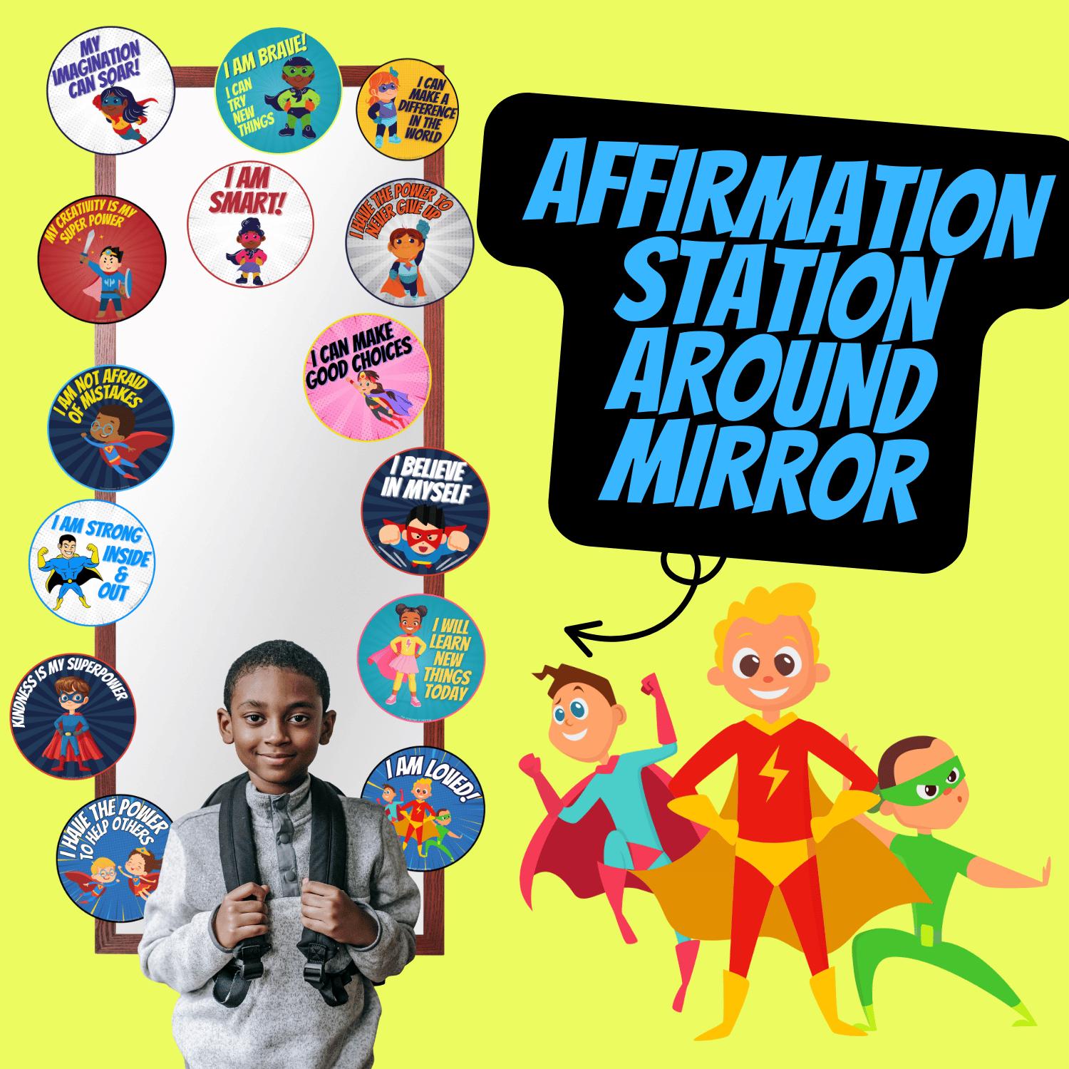 Superhero Affirmation Posters, Growth Mindset Classroom Decor (digital ...
