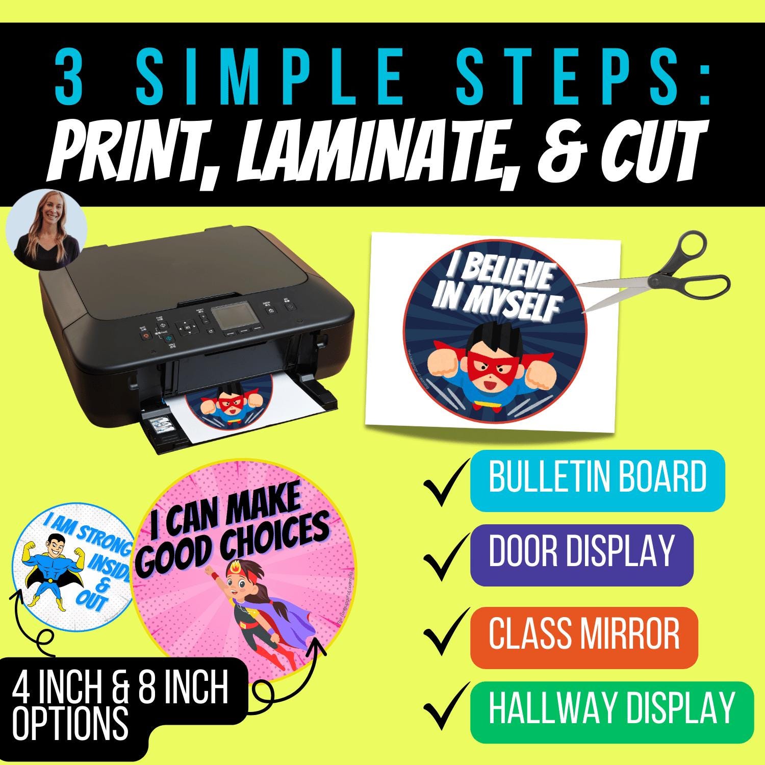 Superhero Affirmation Posters, Growth Mindset Classroom Decor (digital ...