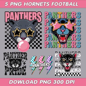 Panthers PNG Bundle, High School Panthers Football png, Panther Pride Shirt png, Panther Football png, Mascot Panthers shirt png, Panthers
