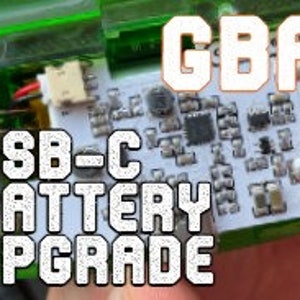 USB-C Wiederaufladbare Batterie Upgrade für Gameboy Advance