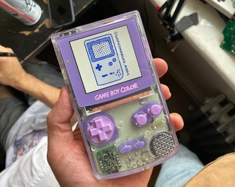 Game Boy DMG Modificato Con Schermo IPS Retroilluminato - Console Custom, Shell E Pulsanti Nuovi, Opzionale Batteria LiPo