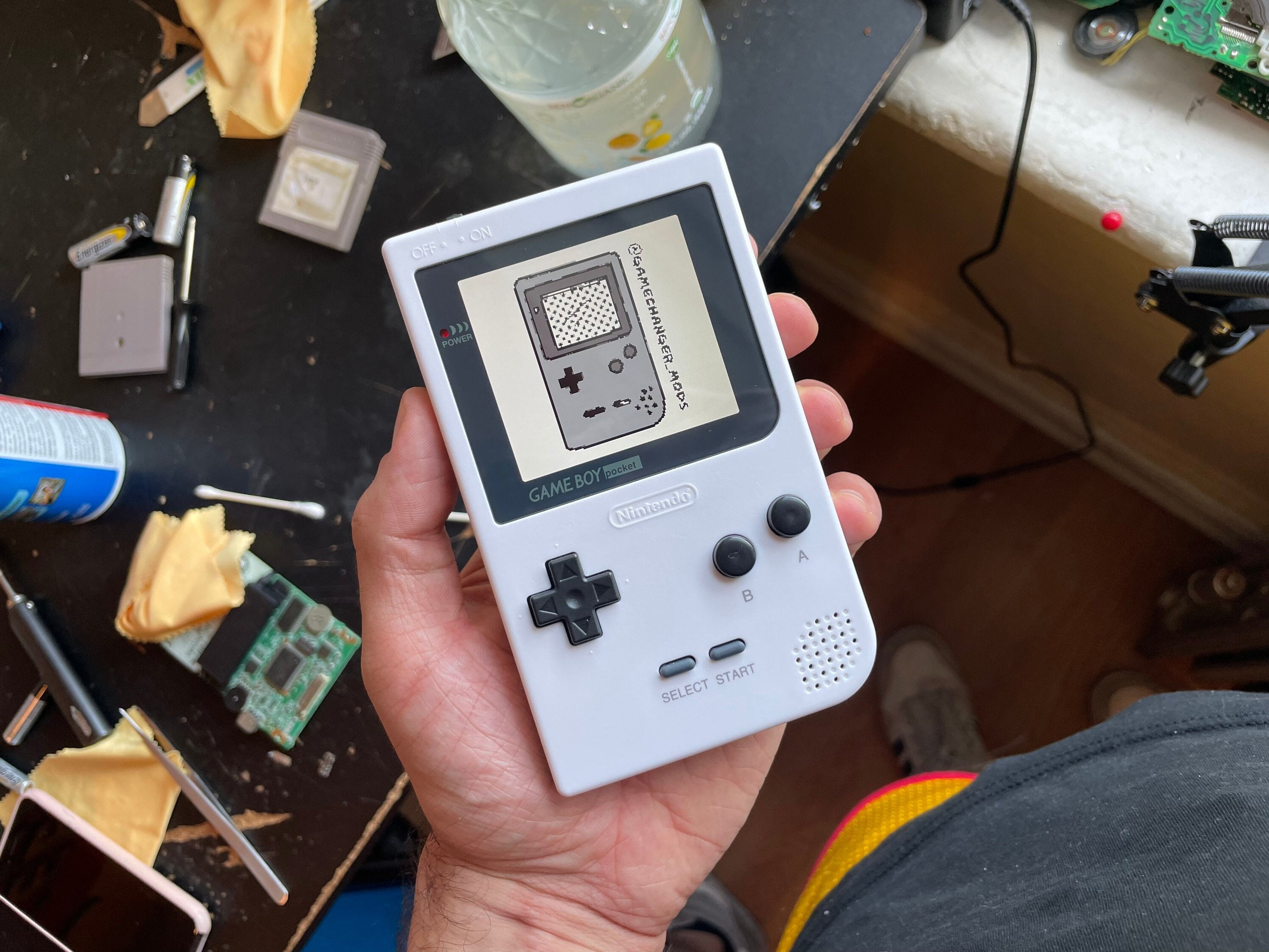Coque Housing Game Boy Pocket Argent - Neuf - Remplacement Console