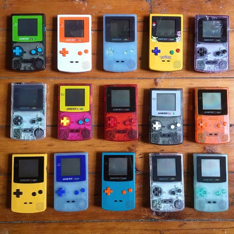 Custom BACKLIT Gameboy Color modded YOUR DESIGN with new Etsy