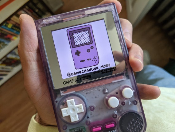 Game Boy Pocket Ips Lcd Backlight Modded 36 Different Color Etsy