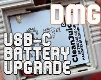 USB-C Rechargeable battery Upgrade for Original Gameboy DMG