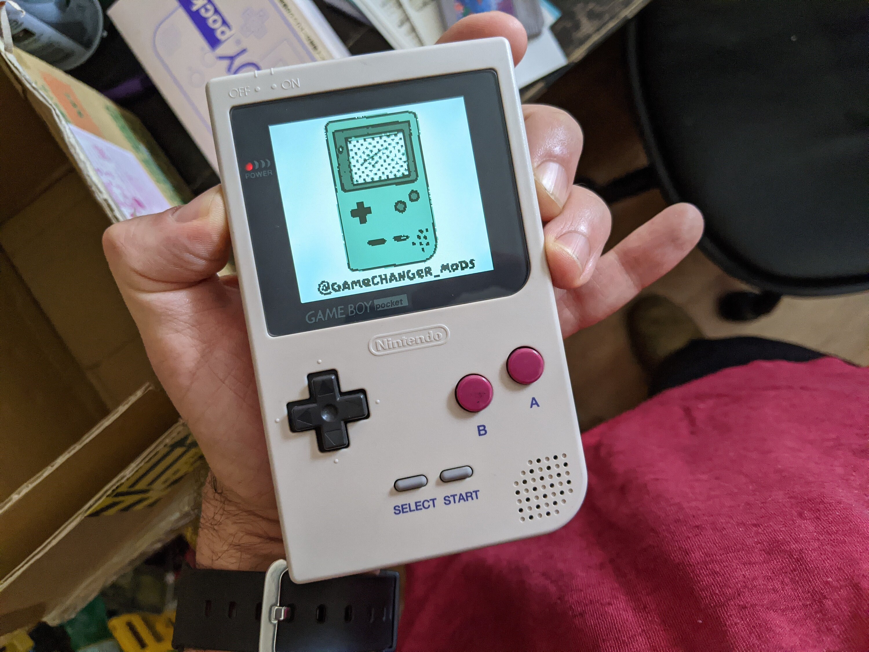 ゲームボーイポケット IPS LCD バックライトを改造しました! 36