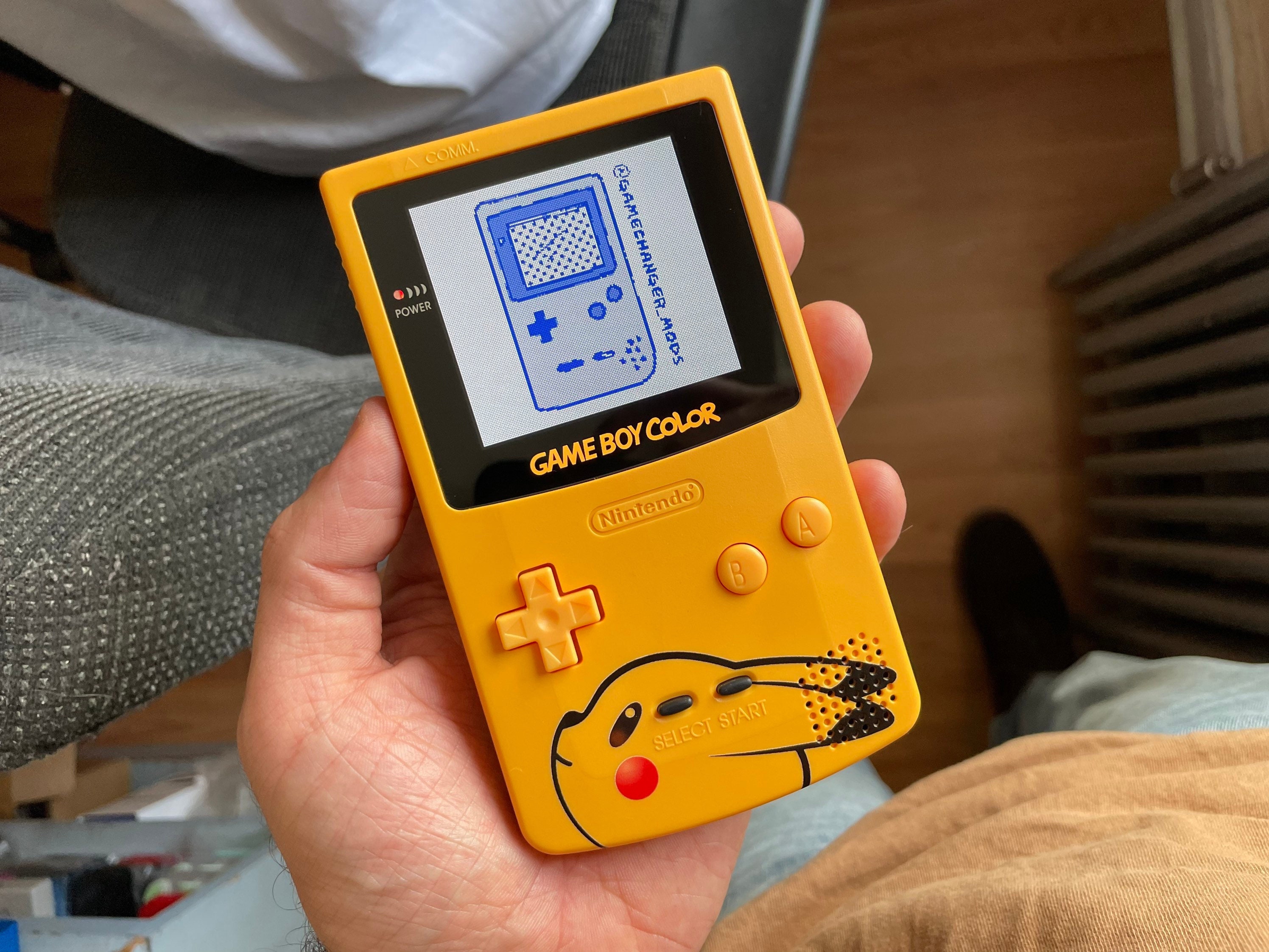 Custom BACKLIT Nintendo Gameboy Color PIKACHU and Free Game With New  Housing, Speaker, Buttons, Screen Lens. Cool -  Norway