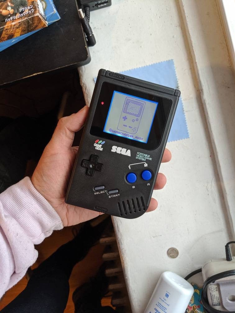 Running Game Gear games on a Game Boy Advance, via custom firmware