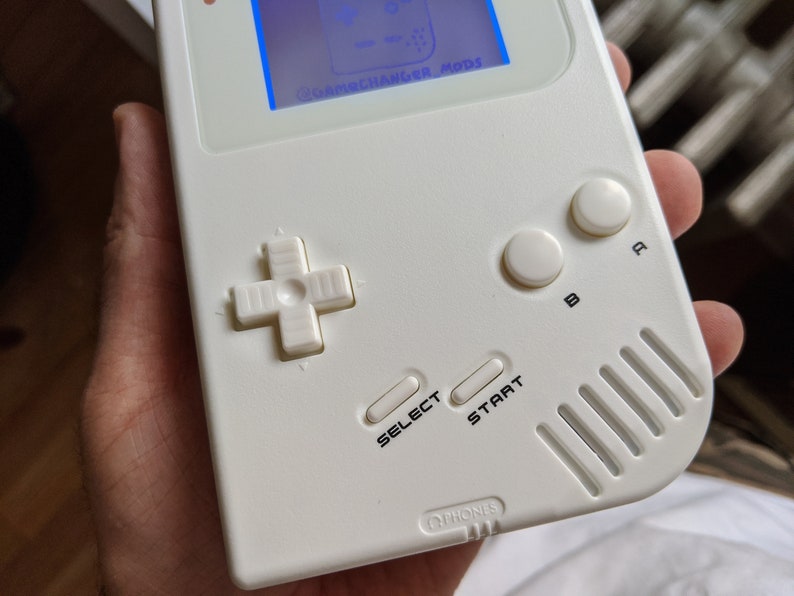 Custom Backlit Gameboy DMG Modded Bivert Nintendo Game Boy Etsy