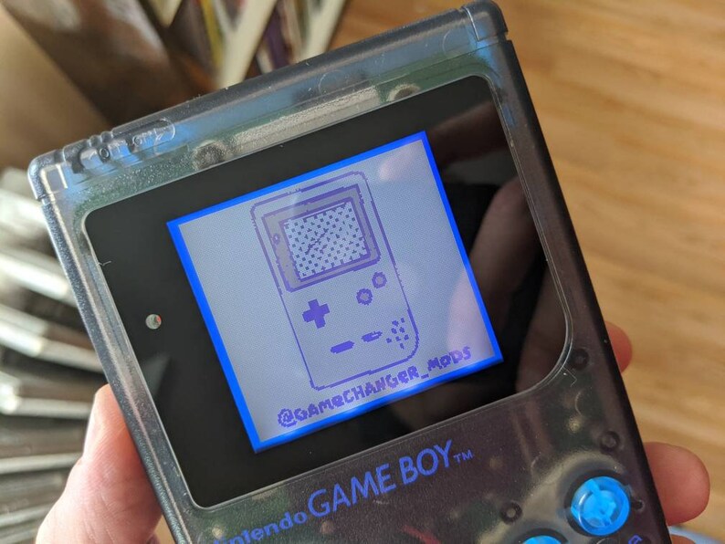 Custom backlit Gameboy DMG modded bivert Nintendo game boy Etsy