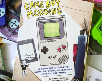 Signed game boy modding book