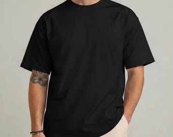 Blank Unisex Soft T-Shirt | Plain No Logo Tee, Multiple Colors