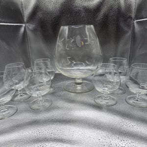 Princess House Heritage kristallen cognacglasset en extra grote cognacbeker