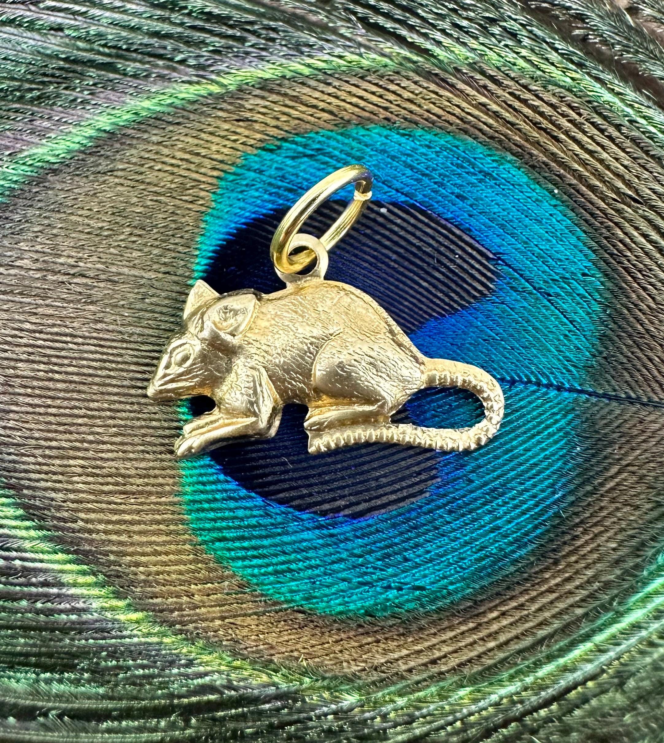 Gold Rat Earrings - Etsy