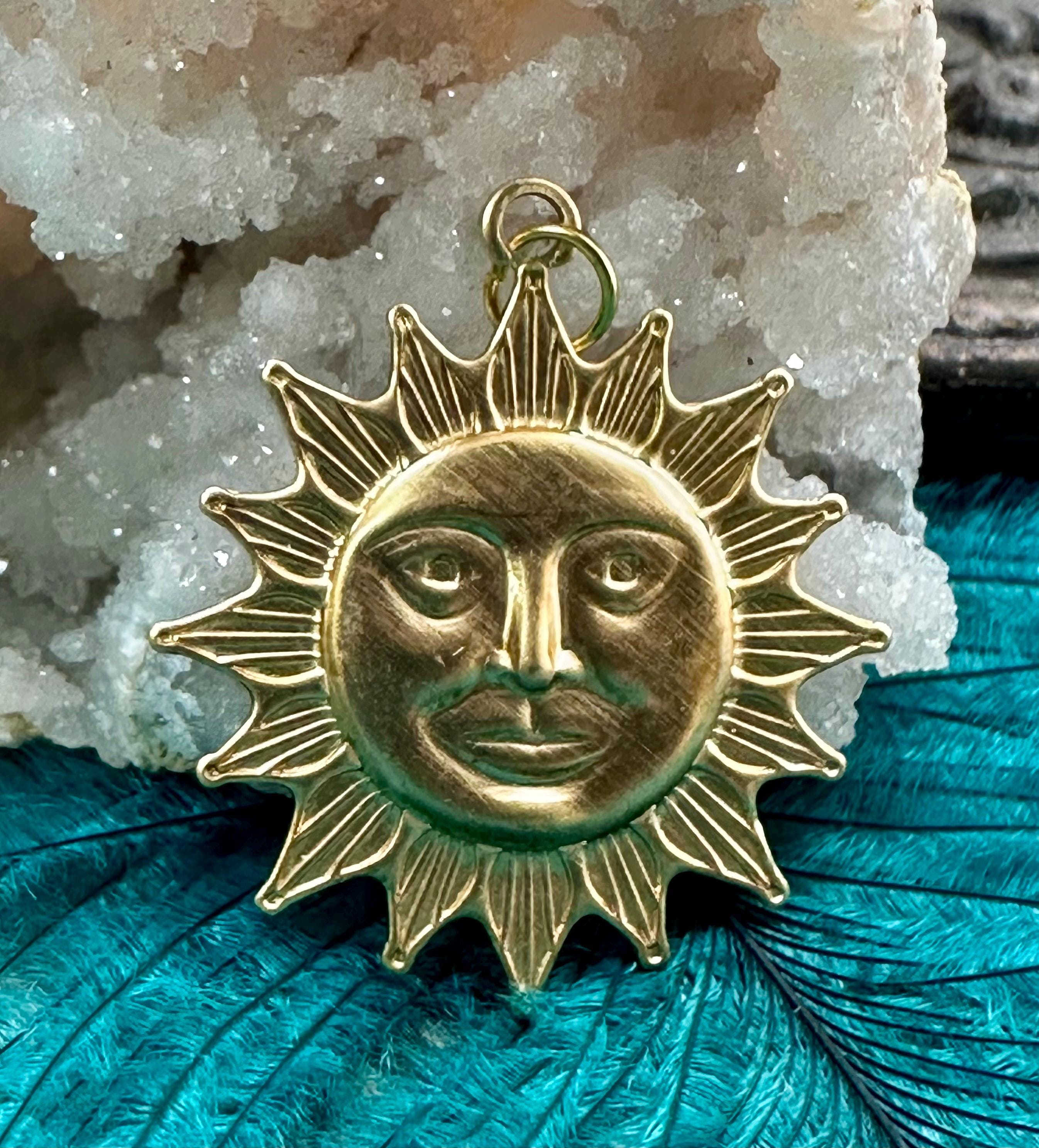 Sun Pendant Vintage - Etsy Sun Pendant Vintage - Etsy