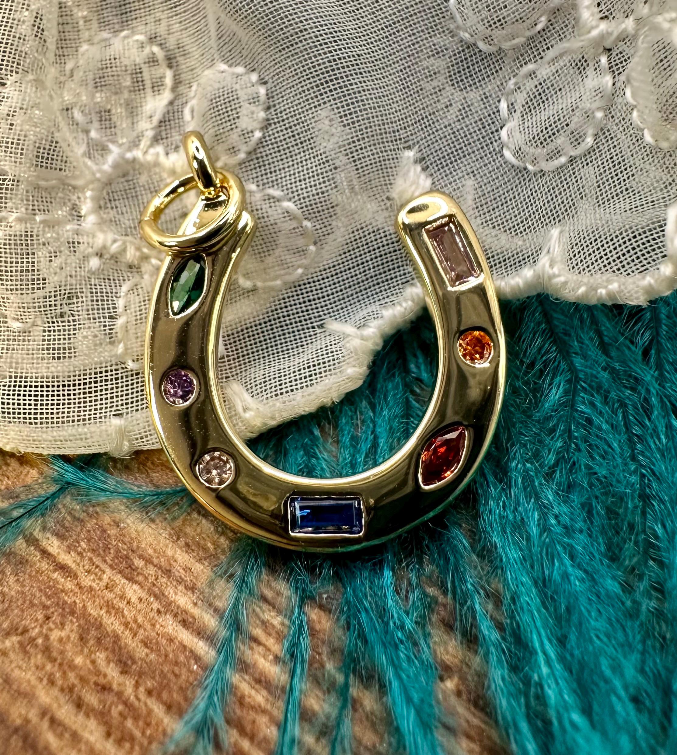 Collana Portafortuna Ferro Di Cavallo – Ciondolo Lucky Horseshoe Per Donna E Ragazza