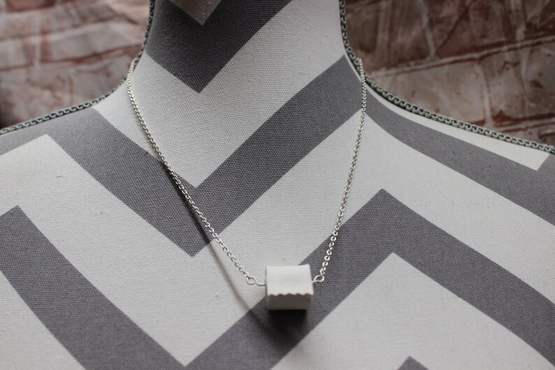 Original USA Link Chain TOILET PAPER Roll Necklace Silver Etsy
