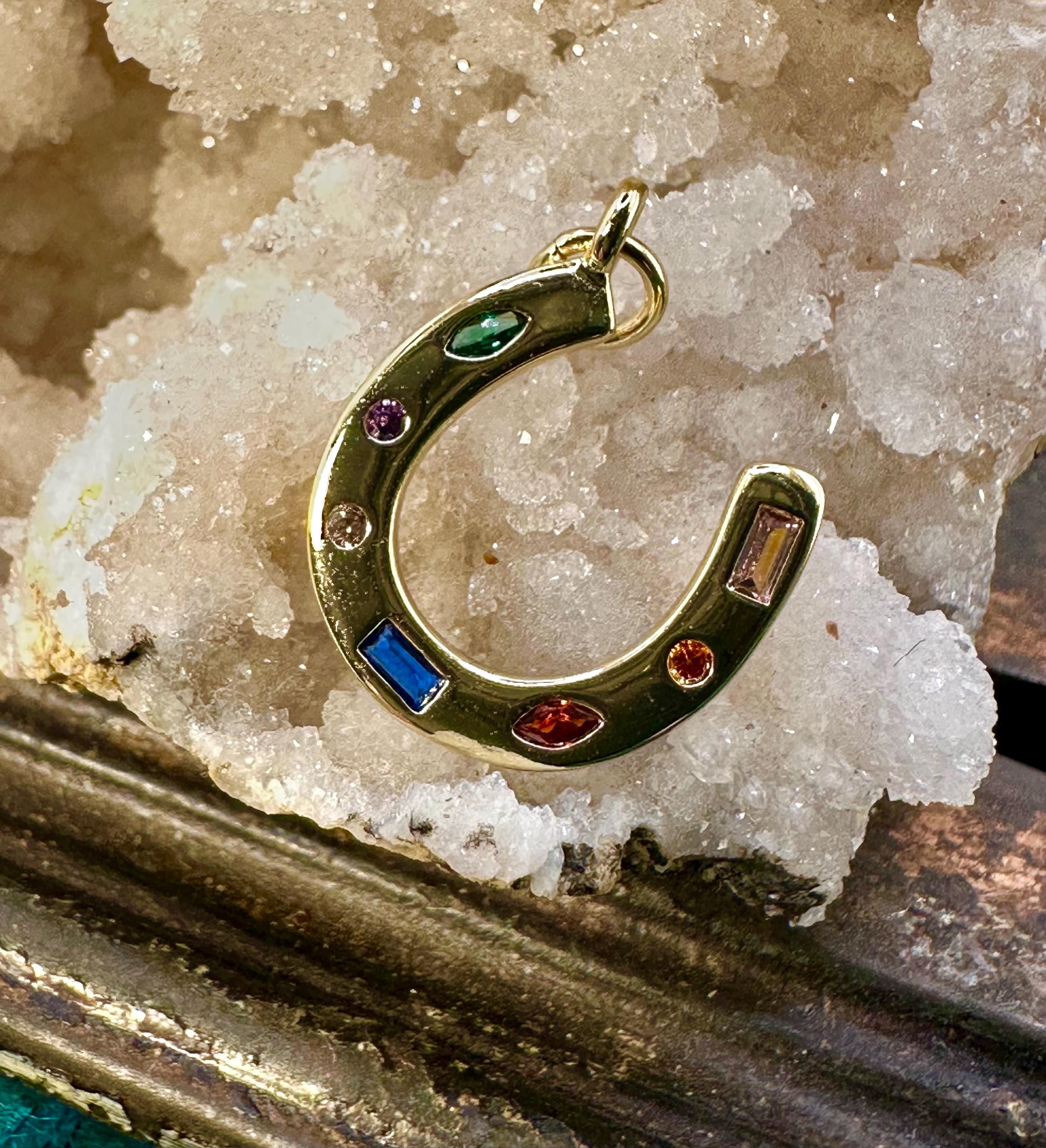 Collana Portafortuna Ferro Di Cavallo – Ciondolo Lucky Horseshoe Per Donna E Ragazza