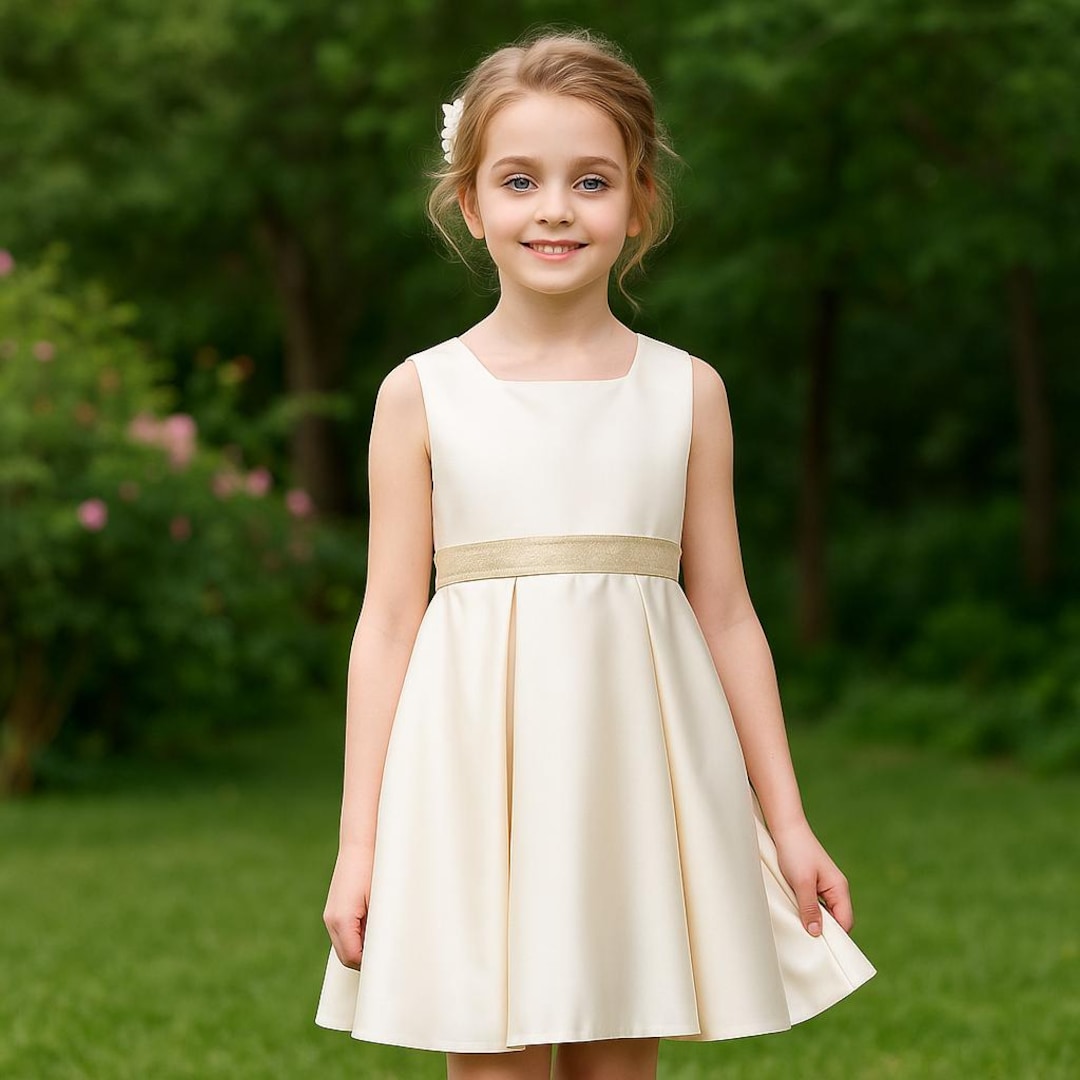 cream party dress Fran Cream Sequin Contrast Party Mini Dress - US 0
