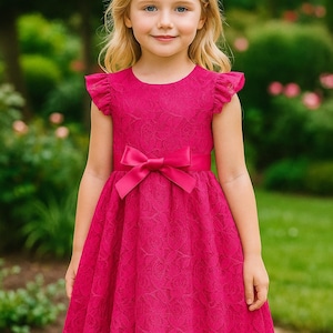 Elegant Lace Flower Girl Dress: Party, Wedding, Birthday