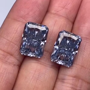 Acquista Anello Jomairys In Taglio Ovale 4.5 Carati , Oro Bianco 375 Diamante Cresciuto - Foto 6