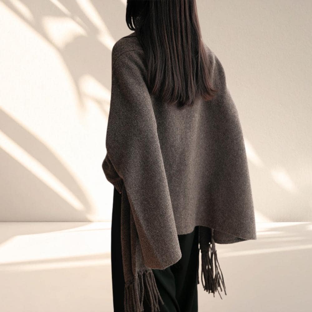 Châle En Peluche Oversize Réversible - Écharpe Chaud Hiver Homme Femme - 160x110 Cm - Intérieur Et Extérieur
