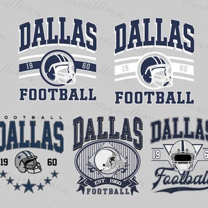5 Files Dallas Football Png, Football Download Png, Carolina Png, Dallas Sport Sublimation, Game Day Png, Digital Download.