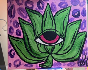 Hoja de marihuana psicodélica