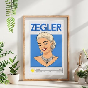 Rachel Zegler as Eva Peron in Evita Unofficial Fan Art (Physical Poster)
