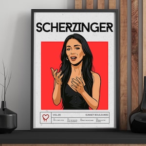 Nicole Scherzinger as Norma Desmond – Sunset Boulevard Unofficial Fan Art Poster • Digital Download