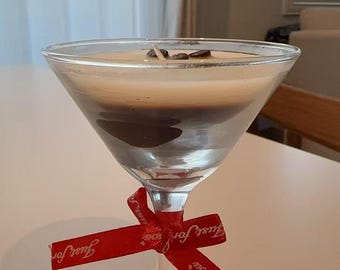 Mothers Day Gift | Espresso Martini Coffee Scented Candle Handmade| Martini Glass | Book Lover Gift | Funny Drinking Gift | Gift For Her