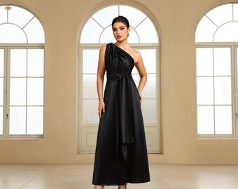 infinity dress styles Your fave is back in black Were obsessed with Style #5! How would you wear it? and Petite figures alike Made In USA Forest Green