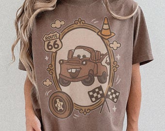 Comfort Colors Tow Mater Disney Shirt, Disney Kid Shirt, Family  2026 Cars Vacation Tee, Group Matching Disney Shirts, Disney Birthday Gift